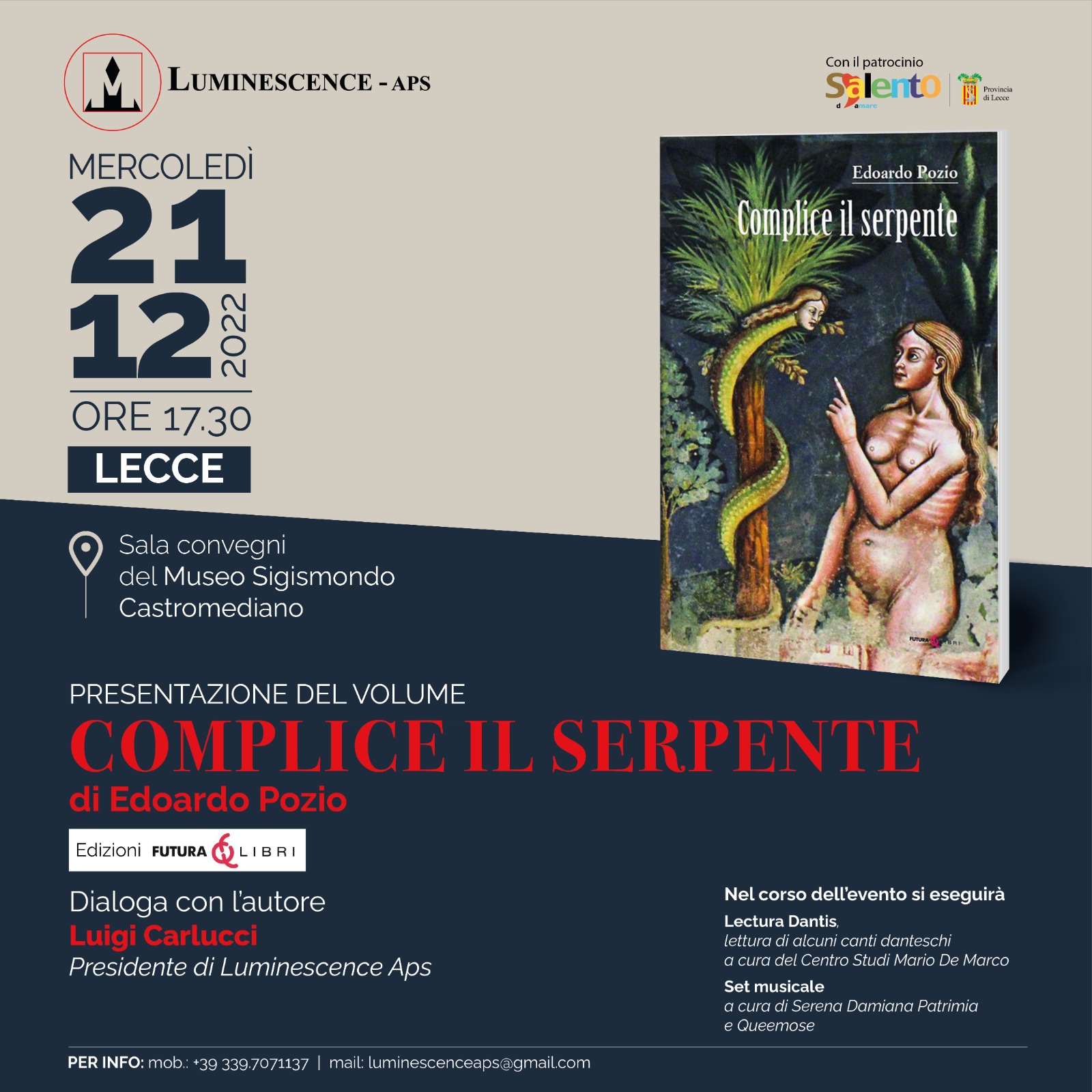 Presentazione del volume Complice il Serpente